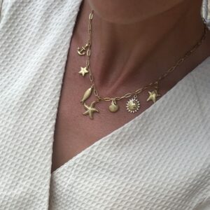 Collier pendentifs coquillages