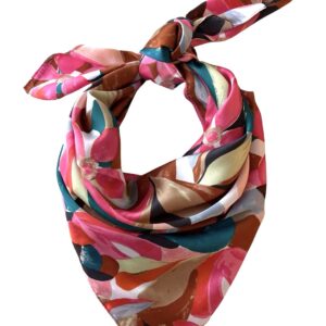 Foulard carré coloré